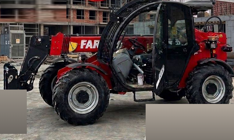 Konya kiralık kırmızı teleskopik yükleyici telehandler iş makinesi